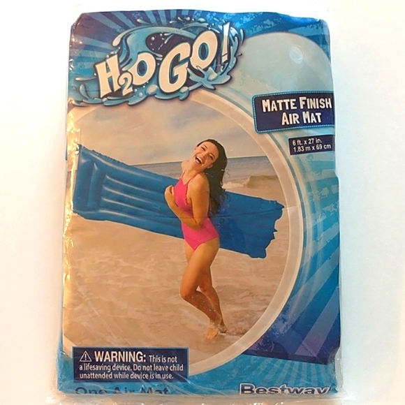 H2O GO Matte Finish Air Mat Blue Color - Picture 1 of 8